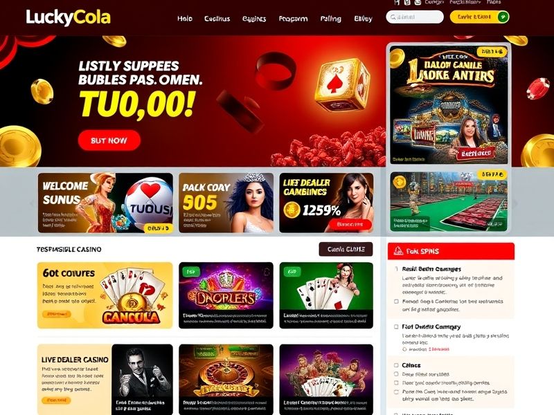Welcome to LuckyCola.com – your ultimate guide to premium online gambling games. Explore slot machines, poker, roulette, and exclusive casino bonuses. New players get up to 100% welcome bonus.
